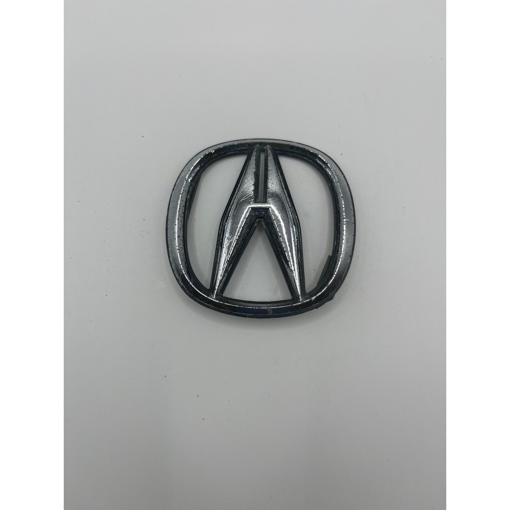 Acura Emblem Badge Logo Chrome Silver Used OEM Front Grille Trunk Replacement